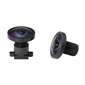 1/3 inç sensör F2.0 2.2mm 220 derece m12 balıkgözü ir düzeltme kurulu lens projektör için