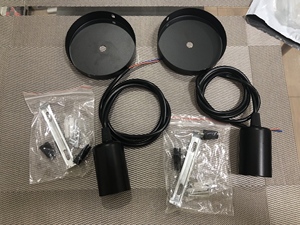 Đèn treo trần tự làm trang trí nhà cửa, đế đèn <span class=keywords><strong>E27</strong></span> kèm dây, đèn thả trần hút chân không cho phòng khách - Product Image 6