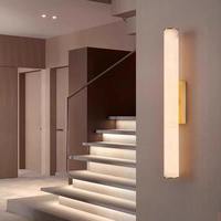 BGST Kupfer Alabaster Wandleuchte Hintergrundbeleuchtung Außen Innen Natürliche Marmor Wandlampen für Zuhause Hotel Schlafzimmer