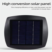 Lampe solaire LED murale extérieure étanche pour jardins domestiques