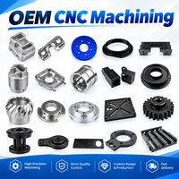 Composants de robots usinés par CNC et pièces de quincaillerie de tour, usinage de pièces non standard en aluminium avec traitement de surface par anodisation