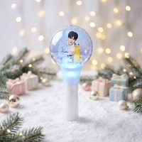 Bâton lumineux LED en acrylique personnalisé, stylo lumineux, accessoire de cheering Kpop pour concerts, fêtes et événements promotionnels