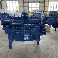 Moteur diesel marin WP12C 350-450 chevaux, refroidissement par eau de mer, moteur diesel 6 cylindres.