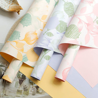 Papier d'emballage pour fleurs coréen, imperméable, pour bouquets floraux, feuilles de papier d'emballage pour fleuristes, emballage cadeau en gros