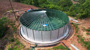 Réservoir d'eau en acier galvanisé robuste avec revêtement PVC, réservoir préfabriqué de haute qualité pour l'irrigation agricole et les industries agricoles - Product Image 5