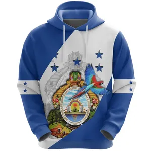 Honduras Hoodie Special Flag With Scarlet Macaw Quality Assurance Professional Manufacturer Printed Men's Hoodies Sweatshirts
