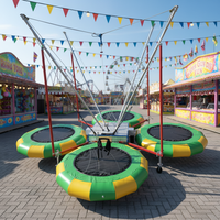 Trampoline de saut à l'élastique en plein air, durable, sûr, élastique, équipement sportif amusant pour enfants et adultes, utilisation de divertissement