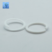 Custom Bore Axial Positioning Low Friction Chemical Resistant PTFE Auger Coiled Snap Ring Spiral Retaining Ring Shaft Seal