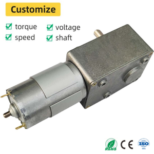 มอเตอร์เกียร์แบบหนอนล็อคอัตโนมัติ Yifeng กำลังสูง 40 วัตต์ 12V/24V 5882 แรงบิดสูง 10 นิวตันเมตร & 200 กิโลกรัม <span class=keywords><strong>DC</strong></span> 775 แบบมีแปรง สำหรับเครื่องใช้ในบ้านและพัดลม - Product Image 3