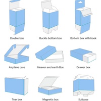 Cajas Plegables de Papel Kraft Reciclado para Empaque de Té, Laminado Mate, Regalos de Sushi, Logotipo Personalizado, Papas Fritas, Comida para Bebés