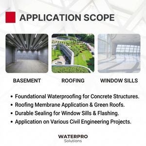 Revêtement de carrelage imperméable innovant 2 en 1 en polymère breveté, revêtement imperméable hybride de nouvelle génération et adhésif pour carrelage - Product Image 3