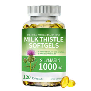Complément d'extrait de chardon-Marie en gros, gélules de chardon-Marie, détoxification du foie, racine de pissenlit, artichaut - Product Image 1