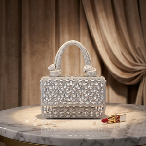 Women’s Stone Mini Bag | Crystal Embellished Party Evening Handbag - Product Image 4
