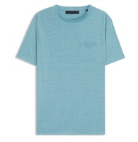 Camiseta Casual para Hombre 2026 con Pedrería, Bordado Personalizado, Algodón, Corte Raglán, Lavado de Alta Calidad, Transpirable