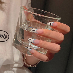 Nuevas <span class=keywords><strong>Uñas</strong></span> Postizas Delicadas al por Mayor, <span class=keywords><strong>Uñas</strong></span> Francesas a Presión, <span class=keywords><strong>Hermosas</strong></span> <span class=keywords><strong>Uñas</strong></span> Artificiales con Pegamento - Product Image 6