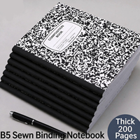 Carnet ligné B5 personnalisé avec reliure cousue, journal de bureau, carnet d'écriture scolaire, agenda imprimé personnalisé