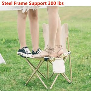 Chaise pliante portable d'extérieur pour la file d'attente, la plage, le croquis, la pêche, la voiture, le camping et les sorties en plein air - Product Image 4
