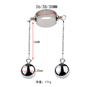 Pendentif en acier inoxydable pour pénis, anneau de pénis, anneau des glandes, anneau de pénis lesté - Product Image 6