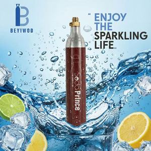 Bouteille de CO2 en aluminium rechargeable haute pression 0,6 L, qualité alimentaire, certifiée TUV/ISO, pour machine à eau gazeuse, <span class=keywords><strong>prix</strong></span> usine - Product Image 3