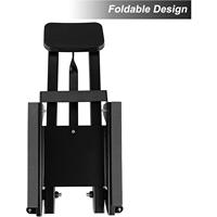 HUASHENG GB01 Foldable Adjustable Steel Bass Drum Practice Pedal Portable Beginner-Friendly Self-Study Training Tool