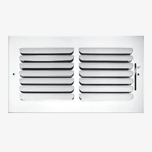 12" x 6" 1-Way Fixed Curved Blade Vent Air Supply Diffuser Vent Duct Cover