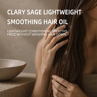 Minyak Perawatan Rambut Natural Clary Sage, Memperbaiki & Menutrisi Rambut Kering & Rusak, Aromaterapi Perawatan Rambut 100ml, Pasokan Grosir