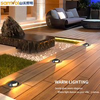 Lumière LED en aluminium étanche IP67 à émission latérale pour jardins extérieurs, cours, villas, marches, paysage lumineux