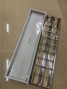 0.25mm Thickness Iron Aluminum Gridsplate Louvers <strong>T8</strong> <strong>Grille</strong> Lamp 3x18w Led <strong>Grille</strong> <strong>Light</strong> 600x600mm - Product Image 5