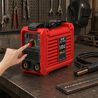 Soudeuse à arc compacte et portable 110V/220V Mini IGBT Inverter DC pour moteur, machine à souder MMA à l'arc, anti-adhérence, force d'arc, usage domestique