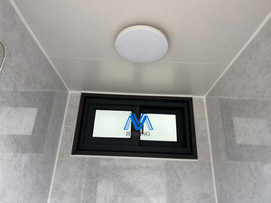 Toilettes portables doubles en gros, cabine de douche mobile, lavabo préfabriqué écologique en acier galvanisé pour écoles et parcs - Product Image 3
