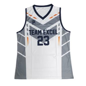 Camiseta de baloncesto personalizada de alta calidad para hombre, camiseta de baloncesto juvenil sublimada al por mayor - Product Image 5