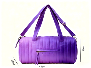 Borsa da <span class=keywords><strong>Tennis</strong></span> da donna trapuntata in pelle scamosciata personalizzata, borsa a tracolla sportiva per il Fitness - Product Image 2