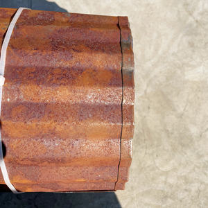 Pembatas Taman Logam Tahan Cuaca, Lapisan Bubuk, Kokoh, Bergelombang, Berdiri Sendiri, 50cm X 15cm, DIY - Product Image 3