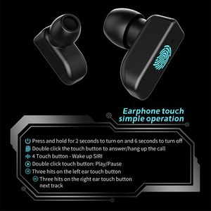 Gt5 Nụ 1.45 Inch Thông Minh Đồng Hồ Tai Nghe IP67 Không Thấm Nước Thể Thao Cuộc Gọi 2-Trong-1 Tai Nghe Earbuds Tính Năng Cho Android <span class=keywords><strong>Linux</strong></span> IOS TFT - Product Image 4