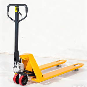 Fábrica de Vietnam 25t Capacidad de carga Perfil bajo 35mm Manipulación de materiales Transpaleta manual 12 meses de garantía Carretillas elevadoras manuales - Product Image 1