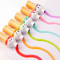 Marqueurs à points non toxiques en forme de crème glacée, design mignon, encres lavables, tampons à peinture pour enfants, tout-petits et enfants d'âge préscolaire