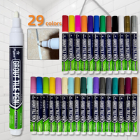 Marqueur de réparation Flysea, stylo de remplissage de coulis pour restaurer le coulis des carreaux, des murs, des sols et des salles de bain