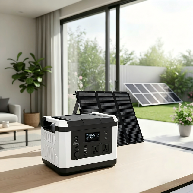 Solar Generator Set Power Station for Home 3000W Solar Generator with 200W Monocrystalline Silicon Solar Panel