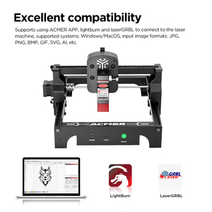 ACMER S1 Mini 2.5W Laser Engraver Handheld 2.5W Laser <b>Engraving</b> <b>Machine</b> for DIY Craft Easy-to-Operate Support for DST DXF PLT - Product Image 5