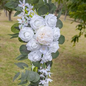Fleurs d'arche Floroom, 2 pièces, arrangement floral artificiel <span class=keywords><strong>pour</strong></span> la cérémonie <span class=keywords><strong>de</strong></span> mariage, arche et décoration <span class=keywords><strong>de</strong></span> fond <span class=keywords><strong>de</strong></span> réception - Product Image 3