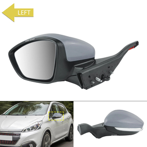 Rétroviseur latéral avant <span class=keywords><strong>gauche</strong></span> et droit électrique apprêté pour Peugeot <span class=keywords><strong>208</strong></span> 2012-2016 (références 1611240280, 1611240380) - Product Image 1