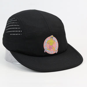 หมวกมีรูเลเซอร์7แผงสำหรับผู้ชาย, หมวกกอล์ฟมีรูพรุนกันน้ำน้ำหนักเบาไม่มีโครงสร้างหมวกสำหรับใส่วิ่ง - Product Image 2