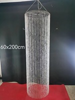 LT240074-18 De Luxe Acrylique Perlé Rideau Lustre Atmosphère De Mariage Décoration Lustre En Cristal Fournitures De Fête De Mariage