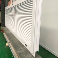 Topbright - Grille de fenêtre PTAC moderne en alliage d'aluminium à lamelles fixes horizontales en acier inoxydable pour hôtel américain, idéale pour le salon
