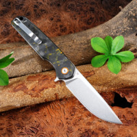 Couteau pliant GT961, best-seller, styles classiques, manche en fibre de carbone, couteau de poche EDC, couteau de survie, couteau de chasse