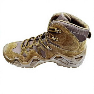 SFB0701  Bottes de randonnée en cuir imperméables unisexes, robustes, antidérapantes, légères, respirantes, pour la randonnée en montagne, le camping - Product Image 1