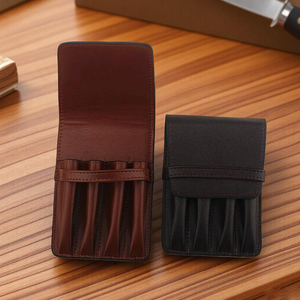 Estuche para Lápices Nuevo, 4 Ranuras, Cuero PU, Portátil, para Negocios, para Plumas Estilográficas, Protector <span class=keywords><strong>de</strong></span> Plumas para Firmar - Product Image 3