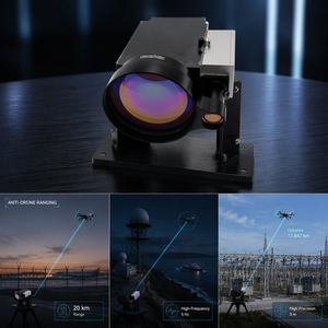 Anti Drone Lazer Mesafe Bulucu Modülü 0.5 Mrad 5hz 20000m Lazer Mesafe Ölçer 1535nm Rs422 Lazer Mesafe Sensörü, Hedefleyici için - Product Image 1