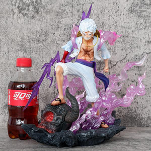 Figurine d'action de haute qualité de 27 cm, <span class=keywords><strong>One</strong></span> <span class=keywords><strong>Piece</strong></span>, Luffy Gear 5 Nika Luffy en pose debout, statue de Monkey D. Luffy, figurine d'anime, modèle de jouet - Product Image 2