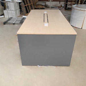 Retail Store Design Mobile Phone Shop Decoration <b>Wooden</b> <b>Display</b> <b>Cabinet</b> Cell Phone Grey <b>Display</b> Counter - Product Image 4